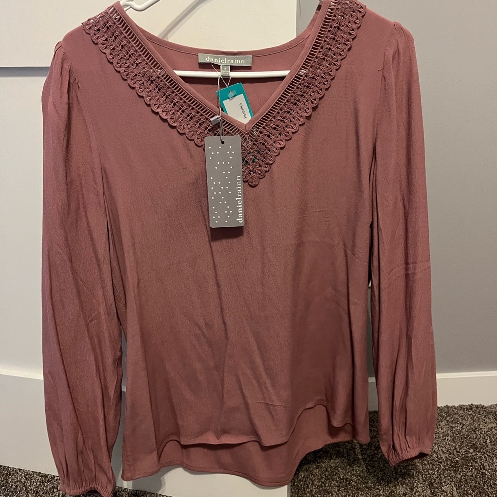 Daniel Rainn Mauve Blouse